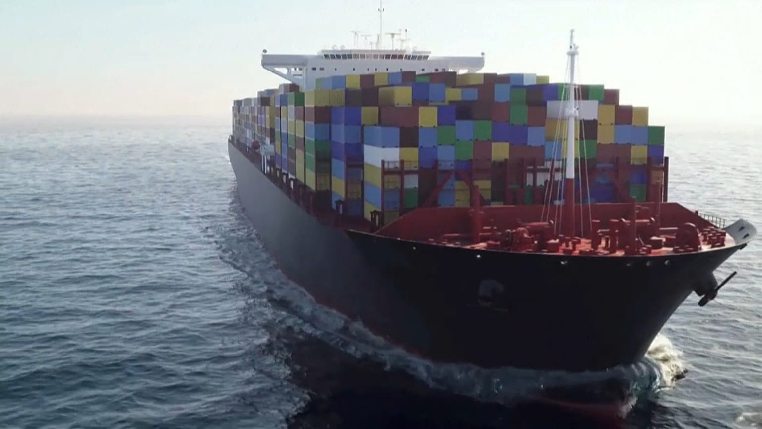 Un barco de carga