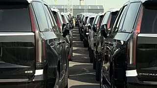 Parkoltatott autók Zeebruggében 