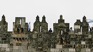 Imágen de archivo de una manifestación de colonos judios en Jerusalén