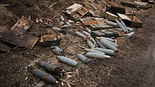 Von Russlands Armee in der Ukraine zurückgelassene Munition