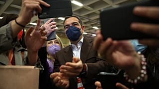 Ο Αλέξης Τσίπρας την τρίτη ημέρα του συνεδρίου του ΣΥΡΙΖΑ-Προοδευτική Συμμαχία