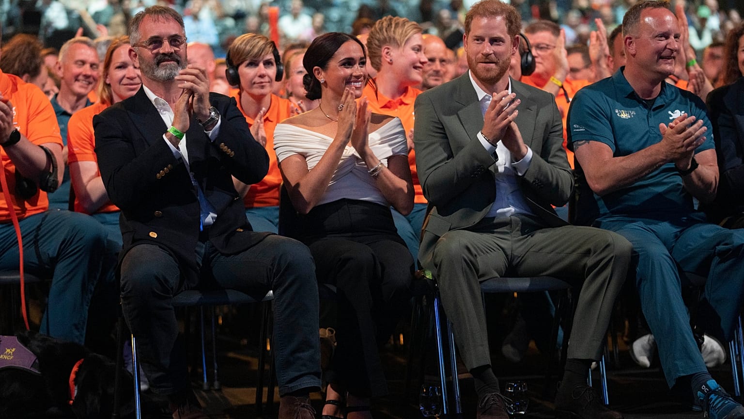 Harry és Meghan a hágai Invictus Játékok nyitóprogramján