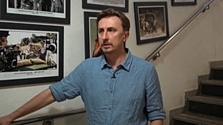 Российский режиссёр Дмитрий Боголюбов на презентации своего фильма "Уездный город Е".