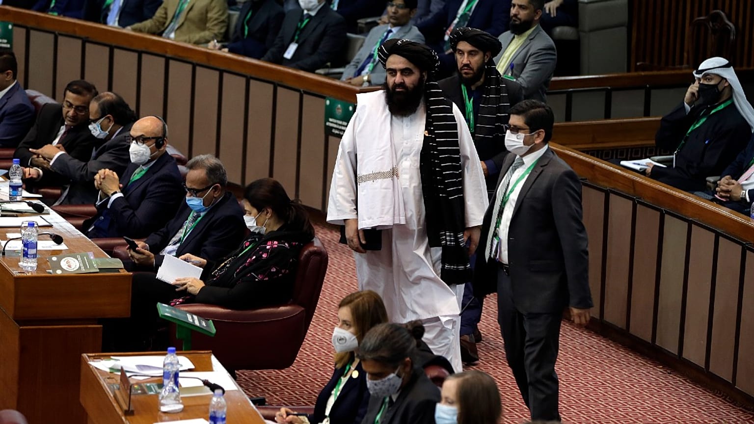 حضور امیرخان متقی، وزیر خارجه طالبان در اسلام آباد 