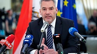 Карл Нехаммер на пресс-конференции после встречи с Владимиром Путиным