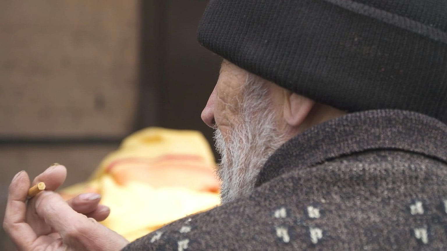 Un vieux monsieur ukrainien