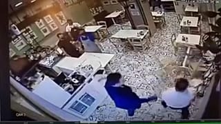 Εικόνα από το βίντεο εσωτερικού κυκλώματος του εστιατορίου στην Θεσσαλονίκη