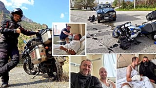 Φωτογραφίες του Κροάτη τραυματία και των Ελλήνων που τον βοήθησαν