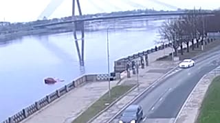 The car was retrieved from the river the next day on April 15, police said.