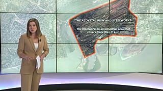 La actualidad de la guerra en Ucrania presentada con mapas por Sasha Vakulina
