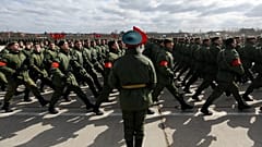 Репетиция парада Победы. Апрель 2015 года