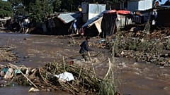 Zerstörung nach Unwettern in KwaZulu-Natal, Südafrika
