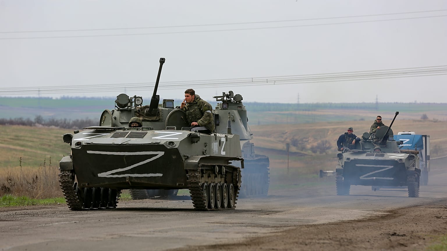 Российские войска под Мариуполем