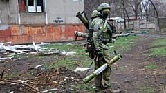 Kämpfer pro-russischer Separatisten in der Region Donezk in der Ukraine