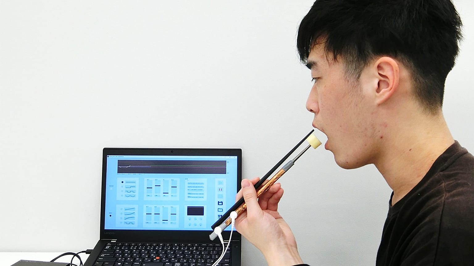 The researchers claim that the chopsticks make food taste up to 1.5 times saltier