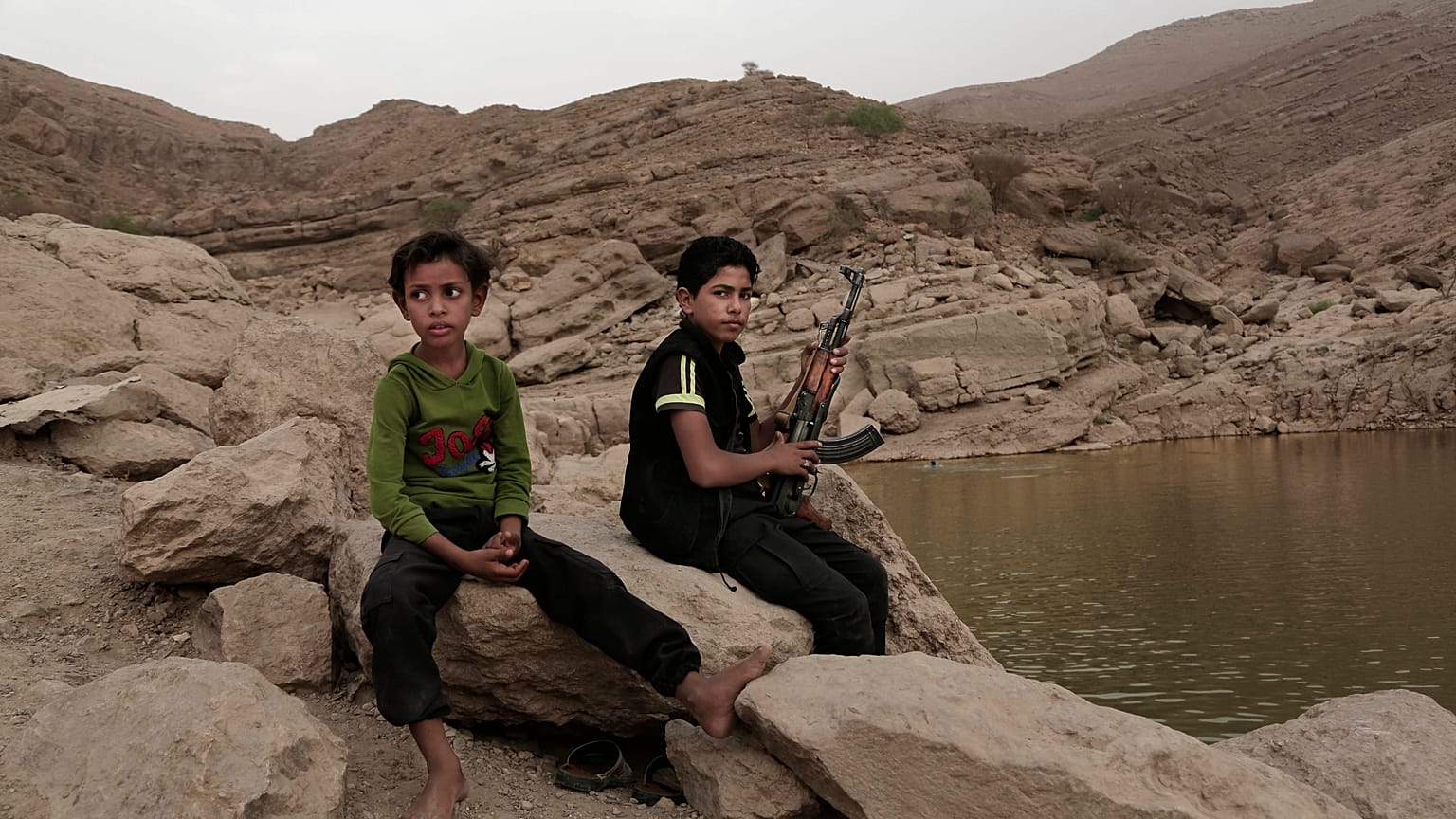 تجنيد الأطفال في اليمن.