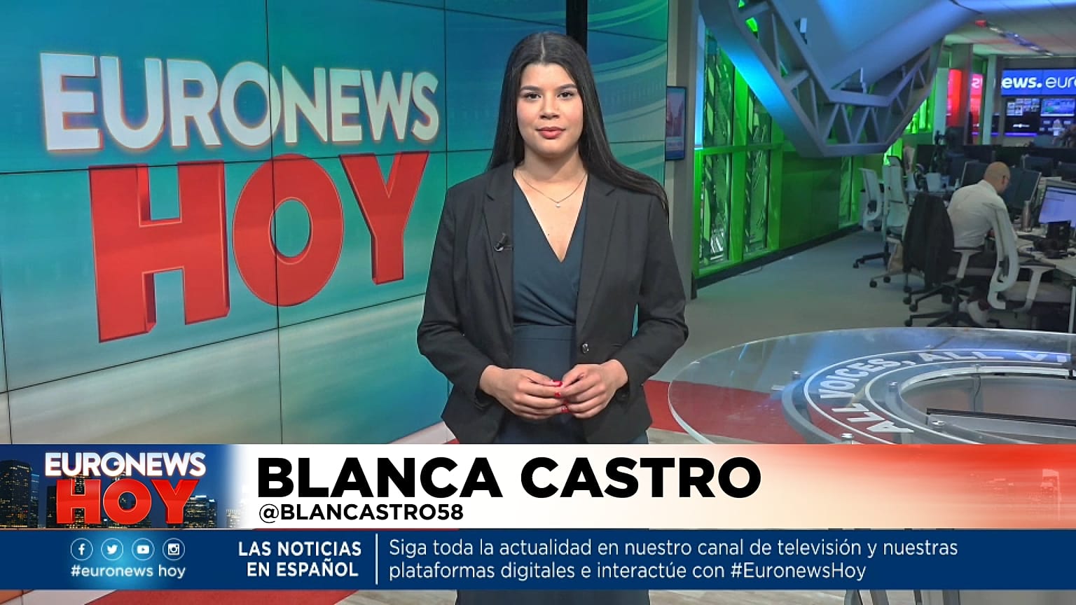Blanca Castro presenta este martes 19 de abril Euronews Hoy