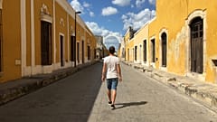 Walking through the beautiful streets of the Yellow City - or Izamal - one of the original Pueblos Mágicos.