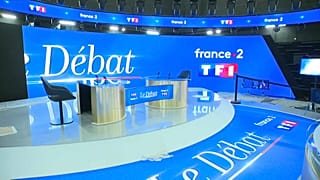 To τηλεοπτικό studio όπου θα γίνει η τηλεμαχία