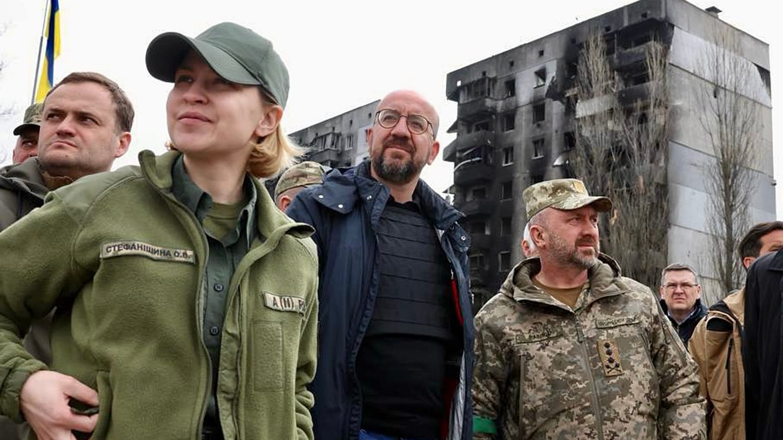 Avrupa Birliği Konseyi Başkanı Charles Michel Ukrayna'da