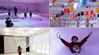 "Hypercosmo" installation at the Grande Halle de La Villette