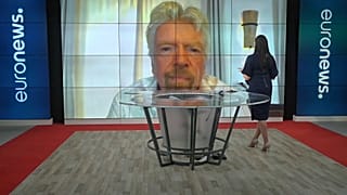 Branson im Euronews-Interview