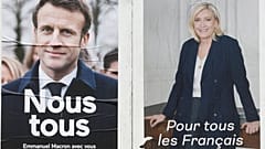 Emmanuel Macron and Marine Le Pen are the frontrunners in the French presidential election but have very different climate policies. 