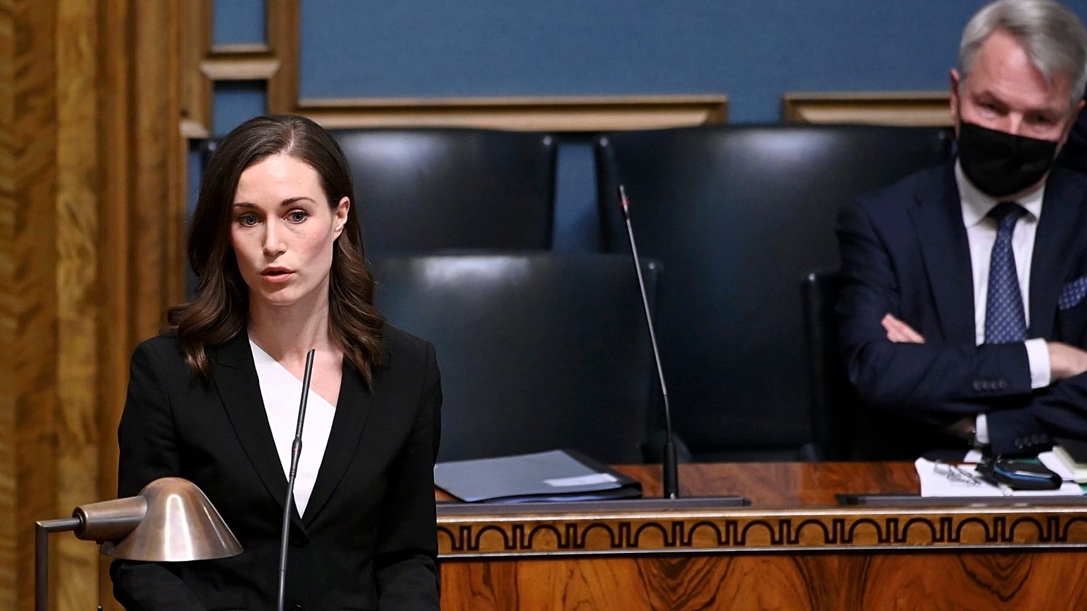 Primeira ministra Sanna Marin defendeu no Parlamento importância de pertencer a uma aliança militar