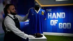 Das Trikot von Maradona, das er im WM-Viertelfinale gegen England 1986 getragen hat