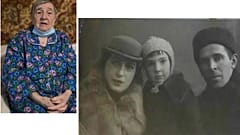 Vanda Semyonovna Obiedkova egyik utolsó és gyerekkori képe