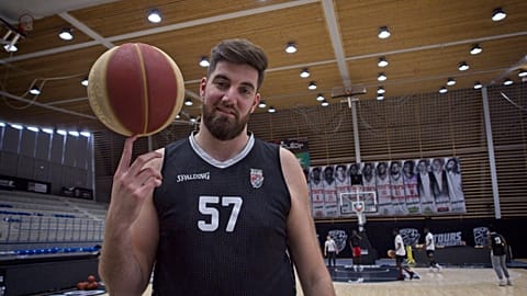 A giant on the basketball court, and now a giant on TikTok 