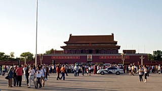 Çin'in başkenti Pekin'deki Tiananmen Meydanı