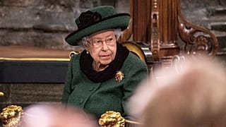 Die britische Königin bei der Feierstunde in Gedenken an ihren verstorbenen Gatten (Aufnahme vom 29. März 22)