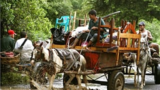 Vidéki utcakép Nicaraguában (illusztráció)
