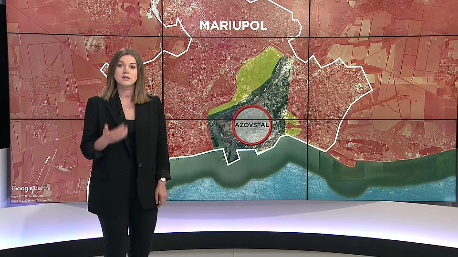 euronews-Reporterin Oleksandra Vakulina 