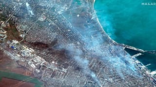 Azak Denizi'ne kıyısı olan Mariupol şehri