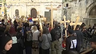 Pâques orthodoxe à Jérusalem le 22 avril 2022