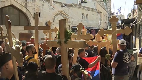 إحياء يوم الجمعة العظيمة في القدس
