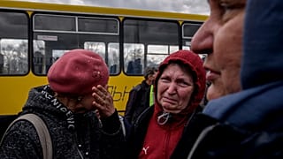 Tears and tales of horror as escapees from Mariupol arrive in Zaporizhzhia