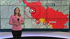 Euronews-Journalistin Sasha Vakulina erklärt das aktuelle Kriegsgeschehen in der Ukraine.