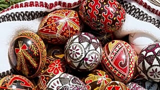 Пасхальные яйца в Румынии 