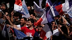 Wahlkampfveranstaltung in Frankreich