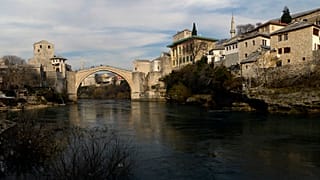 Bosnia's southern city of Mostar in December 2020.