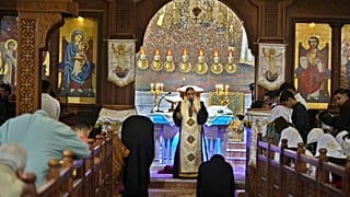 Пасхальное богослужение в Каире