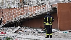 Разрушенный жилой дом в Одессе