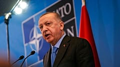 Erdogan a belgiumi NATO-csúcson, március 24-én