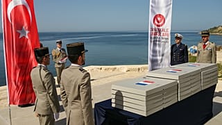 La Turquie remet à la France les restes des 17 soldats français
