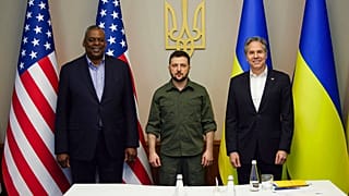 ABD Dışişleri Bakanı Anthony Blinken ve Savunma Bakanı Lloyd Austin’in Kiev'de Ukrayna Devlet Başkanı Vladimir Zelenskiy ile görüştü.