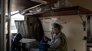 Russia unleashed a string of attacks against Ukrainian rail and fuel installations Monday, striking crucial infrastructure far from the front line of its eastern offensive.