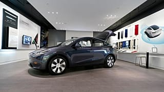 A Tesla Model Y 